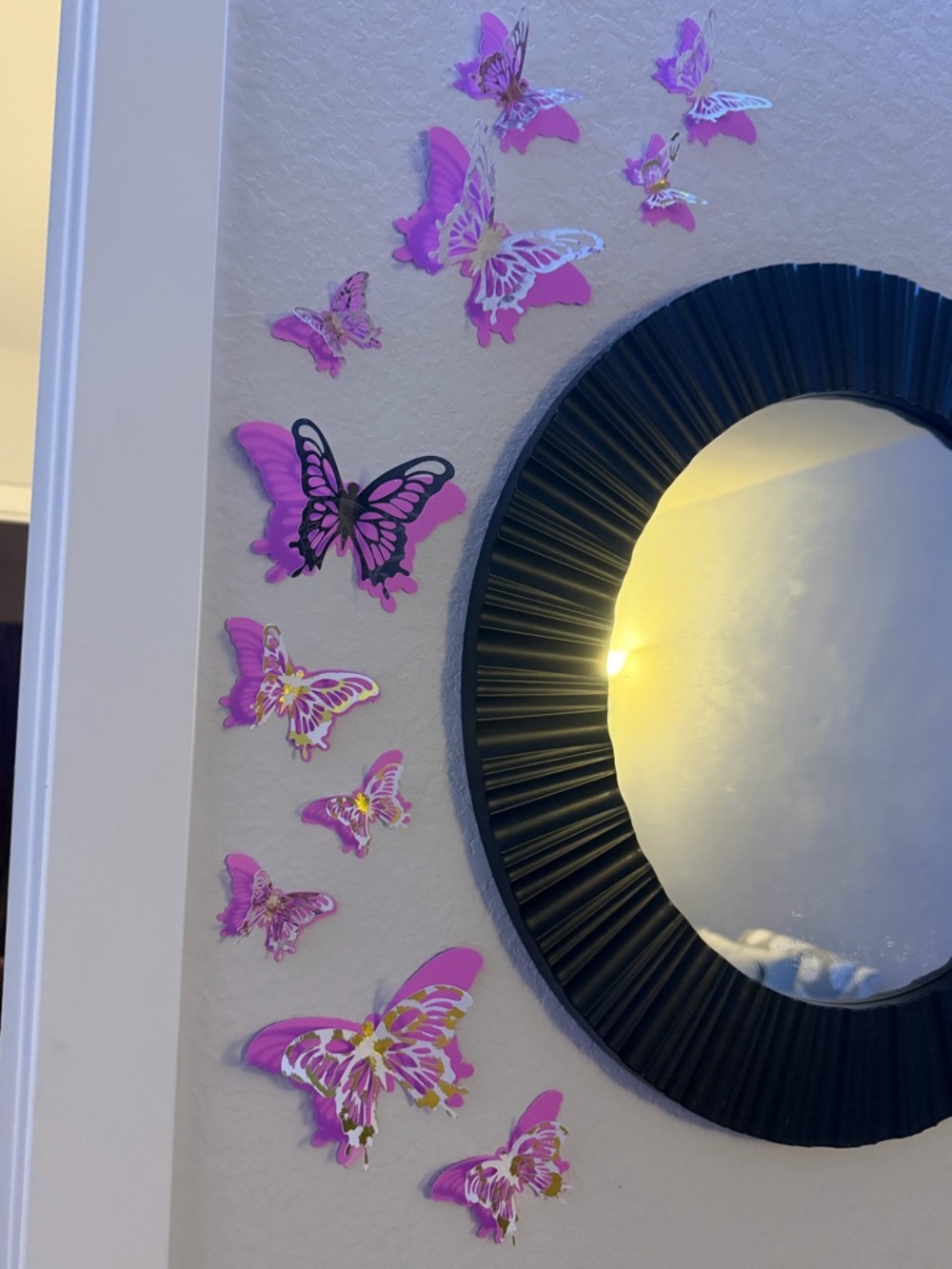 Pink Butterfly Wall Decals - Decorative Home Wall Decor